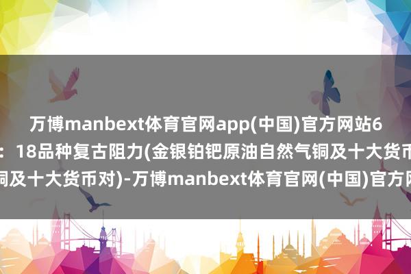 万博manbext体育官网app(中国)官方网站6月4日亚市更新复古阻力：18品种复古阻力(金银铂钯原油自然气铜及十大货币对)-万博manbext体育官网(中国)官方网站登录入口